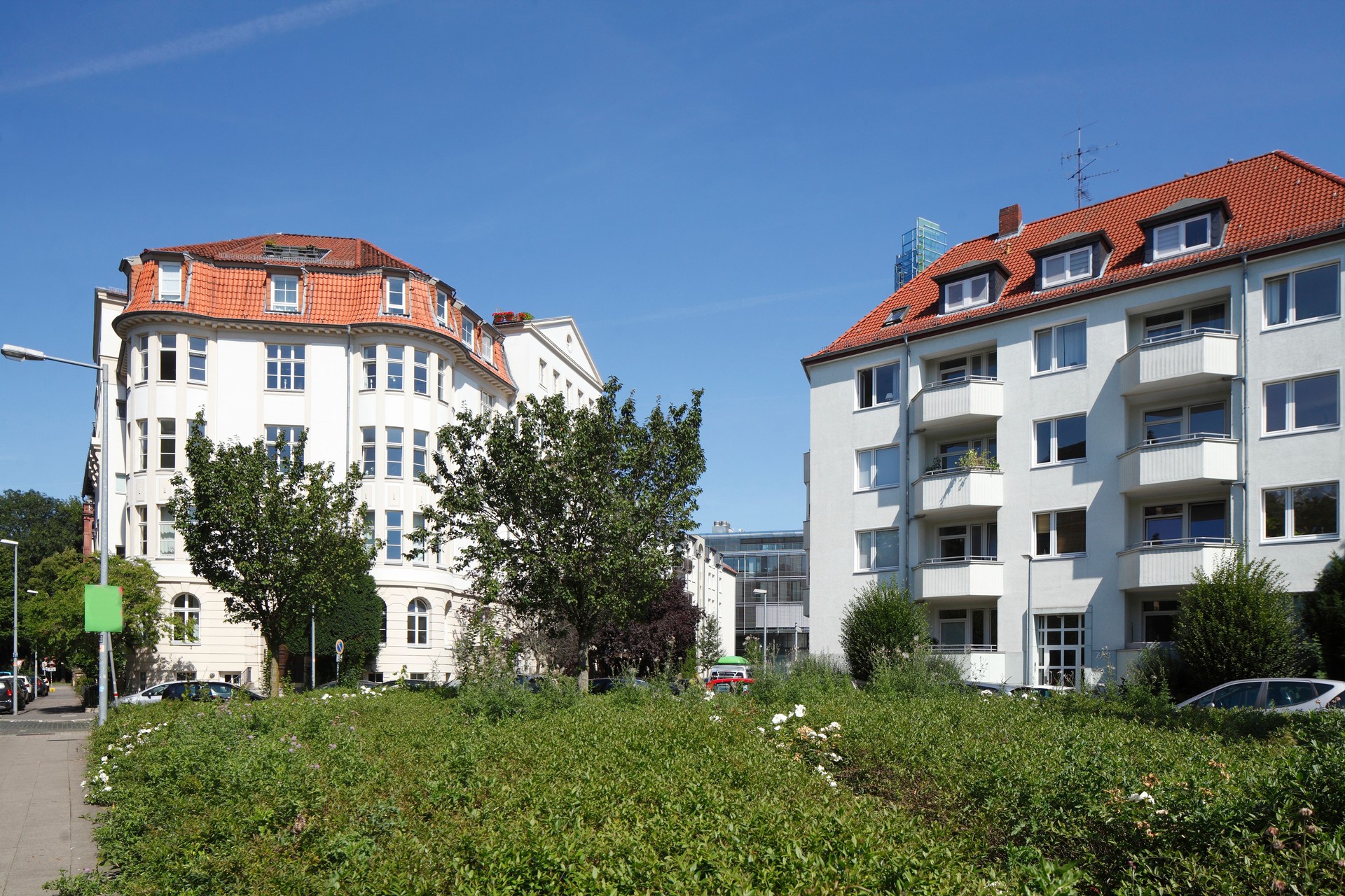 Alte Und Moderne Wohngebäude, Alte Und Moderne Wohngebäude,